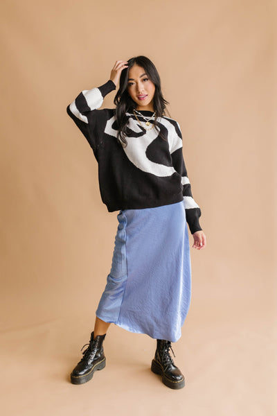 Creative Cosmos Sweater// Black